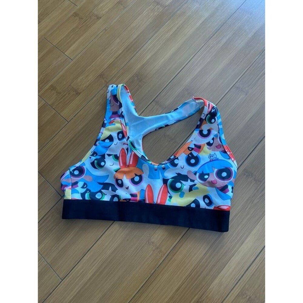 Cartoon Network PPG Powerpuff Girls Sports Bra - Girl's Large